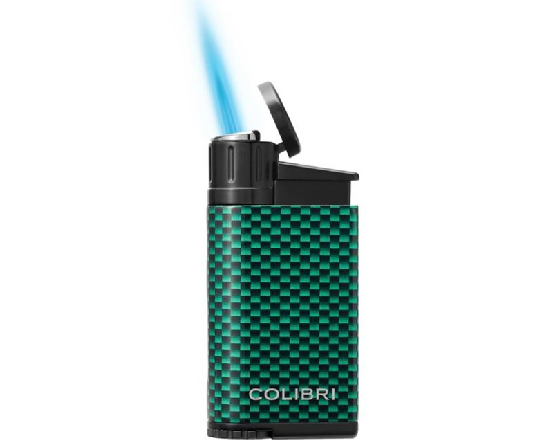 [LI520C34] Lighter Colibri Evo Carbon Green