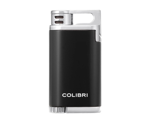 [LI200C11] Aansteker Colibri Belmont Zwart Chrome