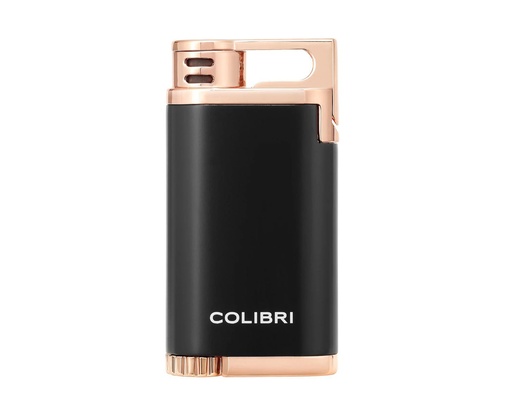 [LI200C12] Aansteker Colibri Belmont Zwart Roze