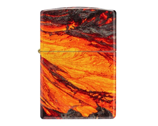 [60006590] Lighter Zippo Lava Flow Design