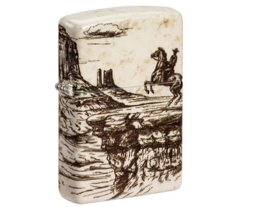 [60006580] Aansteker Zippo Wild West Scene Design