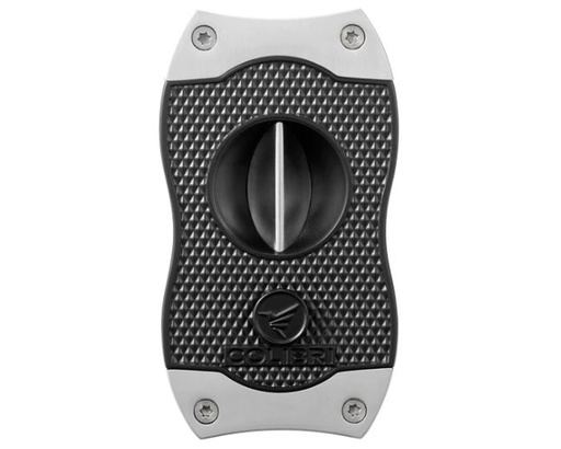 [CU300T31] Cigar Cutter Colibri V-Cut Diamond Black Chrome