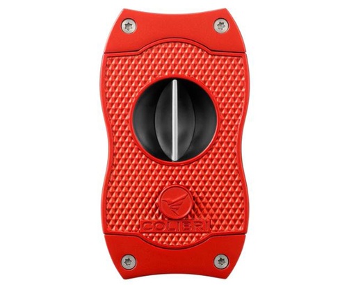 [CU300T36] Sigarenknipper Colibri V-Cut Diamond Rood