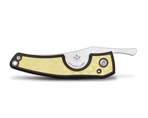 [CC0280008] LFL Cigar Cutter Le Petit Gold Leaves