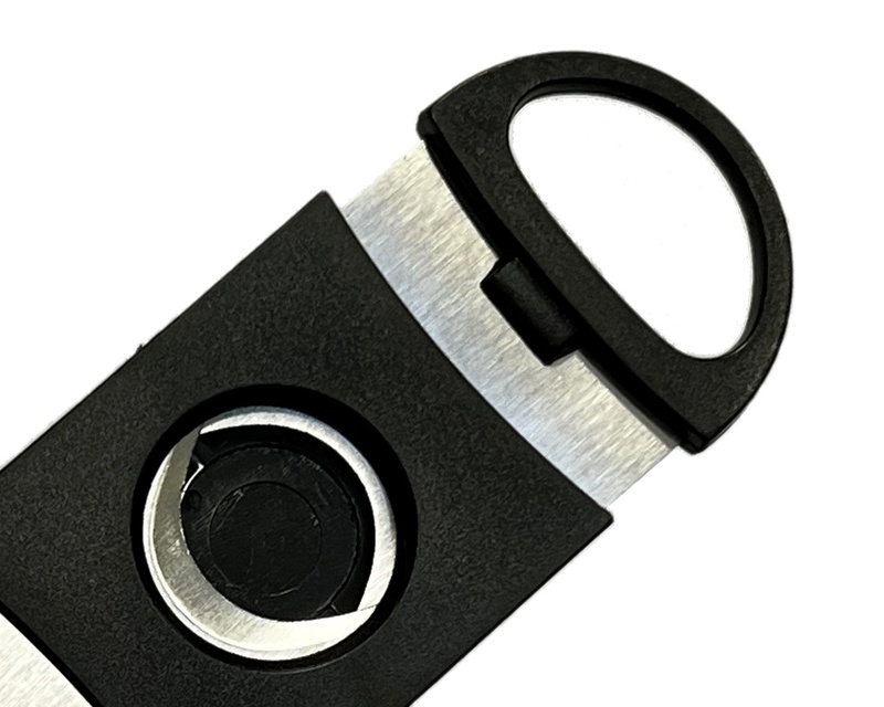 [02040] Cigar Cutter Faro Black Back Stop 22Mm