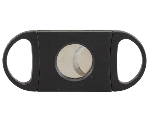 [02040] Cigar Cutter Faro Black Back Stop 22Mm