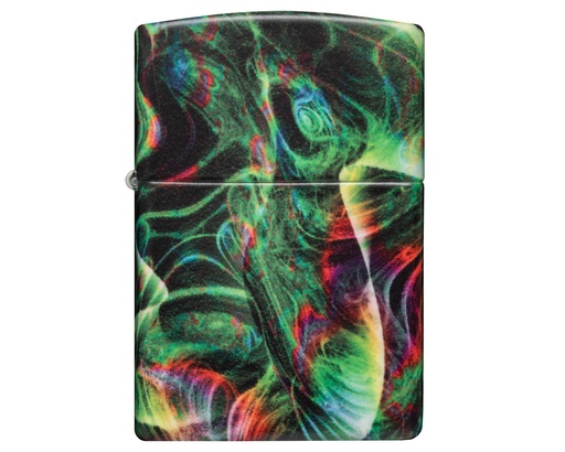 [60006846] Lighter Zippo Psychedelic Swirl Design