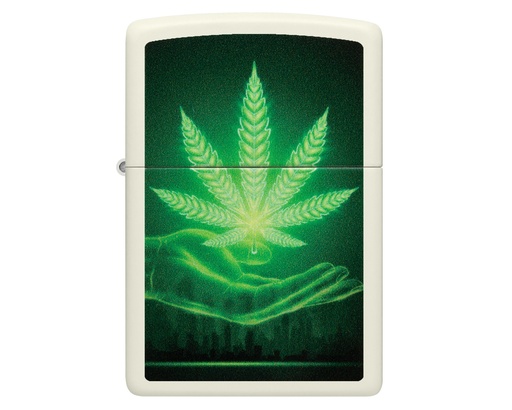 [60006900] Briquet Zippo Cannabis 