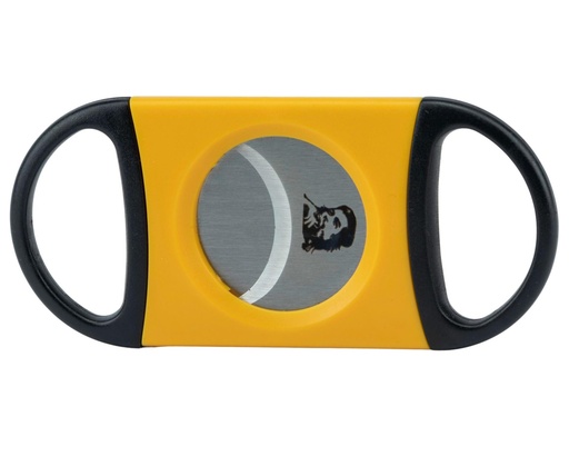 [591035] Cigar Cutter Che Plastic Yellow/Black 31mm