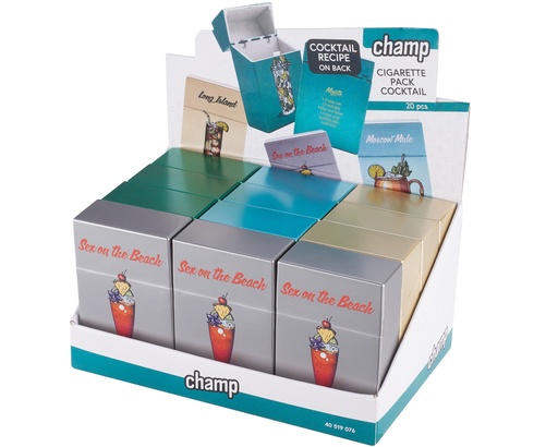 [40519076] Cigarette Case Champ Cocktail Pack 20pcs