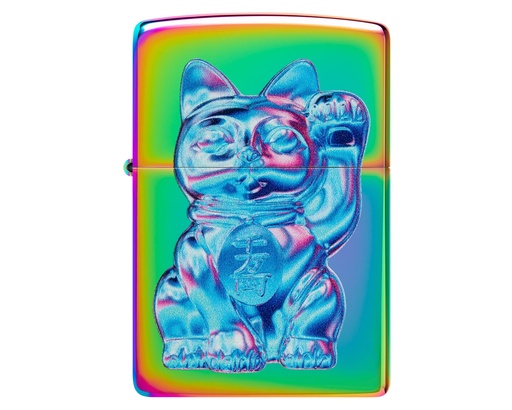 [60007054] Briquet Zippo Lucky Cat Design