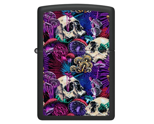 [60007073] Briquet Zippo Psychedelic Mushroom Design