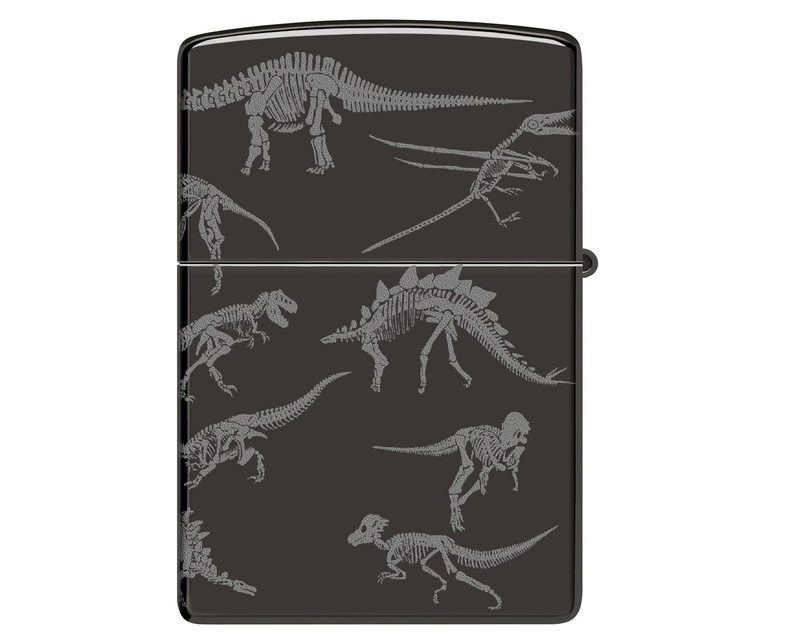 [60007083] Lighter Zippo Dinosaur Skeletons Design