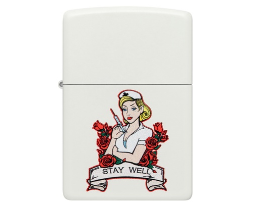 [60007012] Briquet Zippo Tattoo Nurse Design