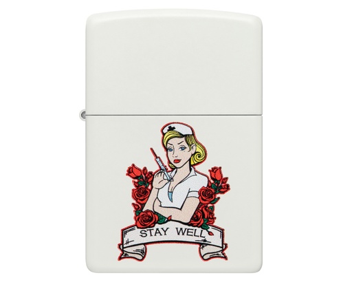 [60007012] Lighter Zippo Tattoo Nurse Design