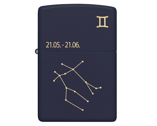 [60006934] Aansteker Zippo Zodiac Gemini Design