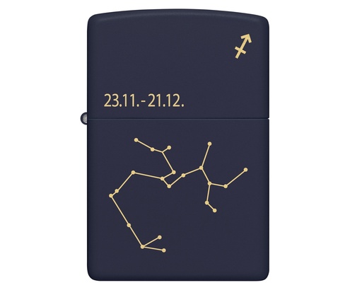 [60006940] Briquet Zippo Zodiac Sagittarius Design