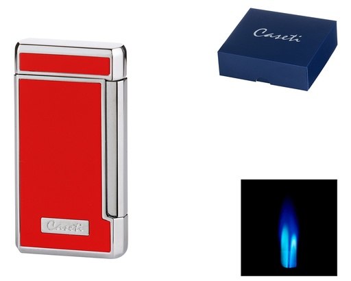 [CA4375] Briquet Caseti Paris Double Jet Rouge