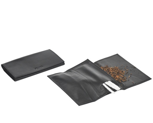 [IS901] Tobacco Pouch Sasieni Rollup Nappa Black