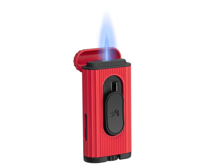 [XKHD1003] Lighter Xikar Hedron Red Black