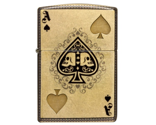 [60007299] Aansteker Zippo Ace of Spades Design