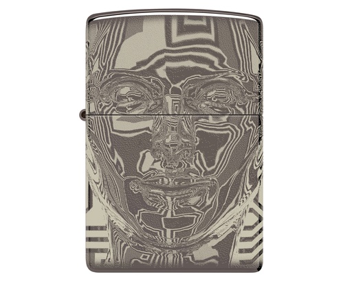 [60007250] Lighter Zippo 3D Metal Head Design