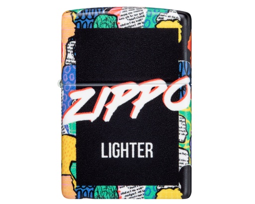 [60007244] Briquet Zippo Zippo Lighter Crowd Design