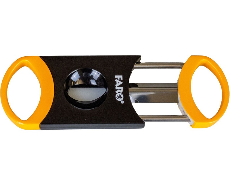 [02068] Cigar Cutter Faro V-Cut Yellow Gold