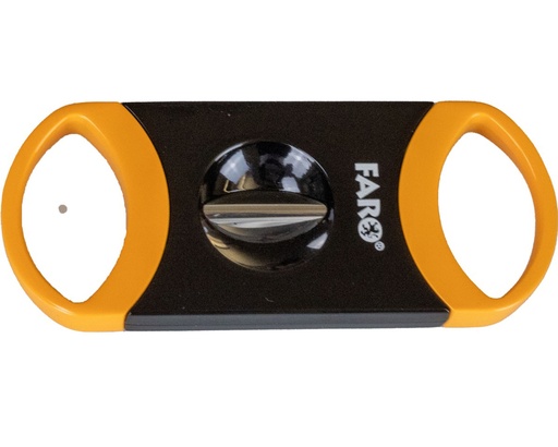 [02068] Sigarenknipper Faro V-Cut Geel Goud