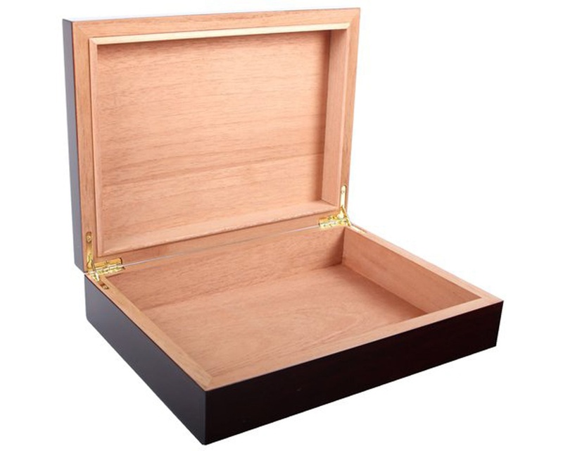 [09452] Humidor Noyer Foncé - 12 Cigares