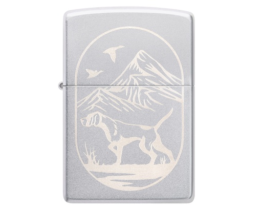 [60007371] Aansteker Zippo Hunting Dog Design