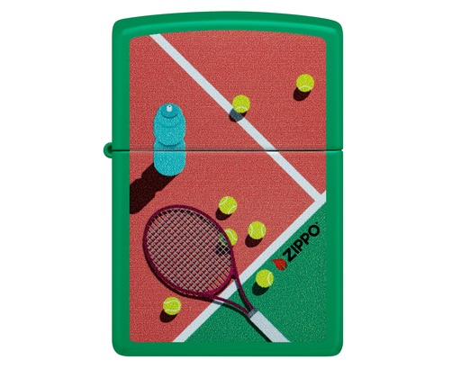 [60007374] Lighter Zippo Tennis Design Zippo Logo