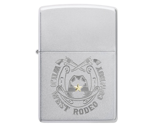 [60007379] Lighter Zippo Wild West Cowboy Design